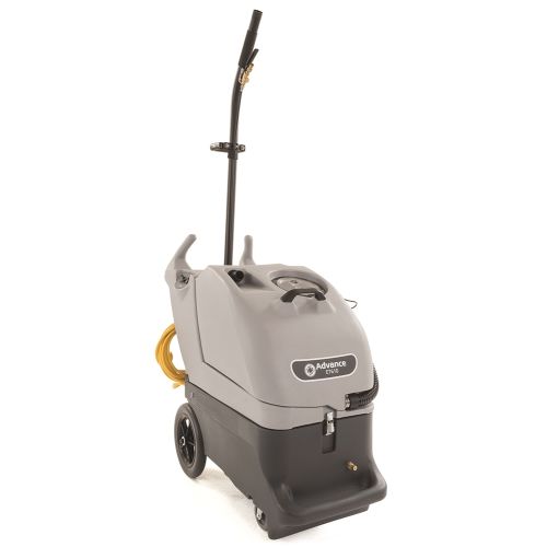 Extractor portátil Advance Nilfisk de 12.5 galones con calentador, varilla y manguera de acero inoxidable